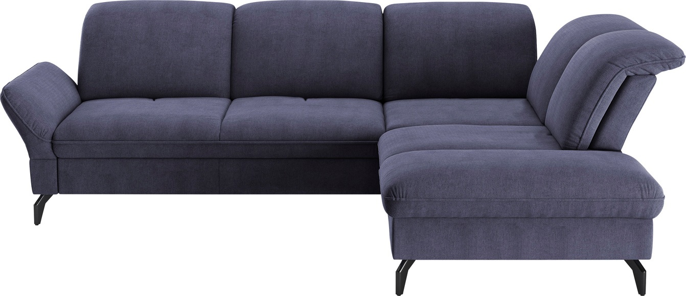 sit&more Ecksofa, Wahlweise mit Bett-, Kopfteil - und Armlehnfunktion, sowie Stauraum