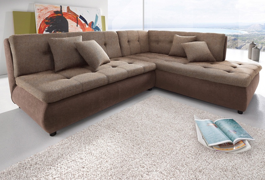 Trendfabrik Ecksofa, wahlweise mit Bettfunktion