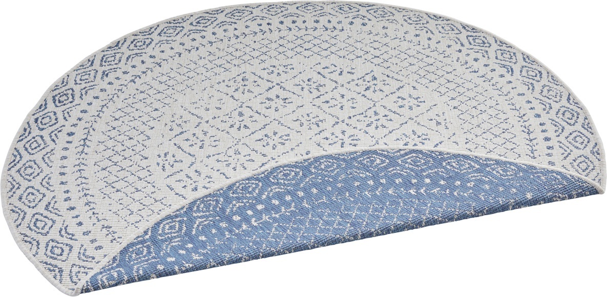 freundin Home Collection Teppich »Dian«, rund, 5 mm Höhe, In-und Outdoor geeignet, Wohnzimmer, Balkon, Terrasse, Garten, Pflegeleicht, Flachgewebe