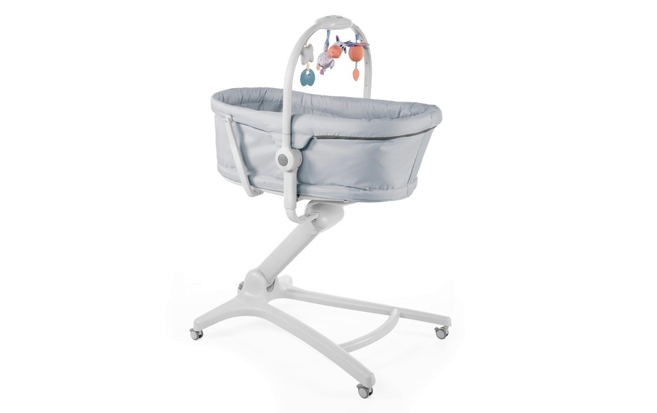 Chicco Kombihochstuhl »Baby Hug 4 in 1, Grey«, Stubenwagen, Liegesessel, Hochstuhl und erster Stuhl in Einem!