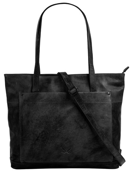 Sansibar Shopper, (1 tlg.), echt Leder