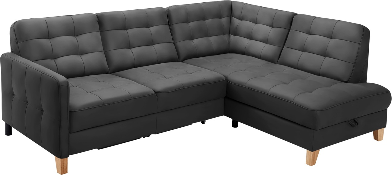 exxpo - sofa fashion Ecksofa »Elio«, wahlweise mit Bettfunktion und Bettkasten, in vielen Bezugsqualitäten