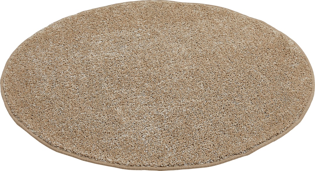 Andiamo Teppich »Parla«, rund, 13 mm Höhe, Kurzflor, weicher Velours, ideal im Wohnzimmer & Schlafzimmer