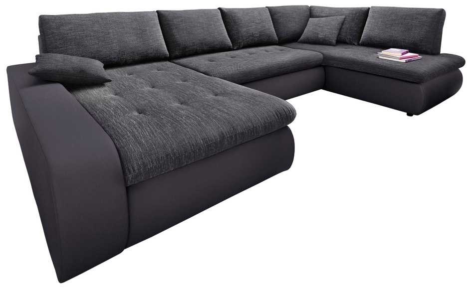 TRENDMANUFAKTUR Wohnlandschaft, wahlweise mit Bettfunktion