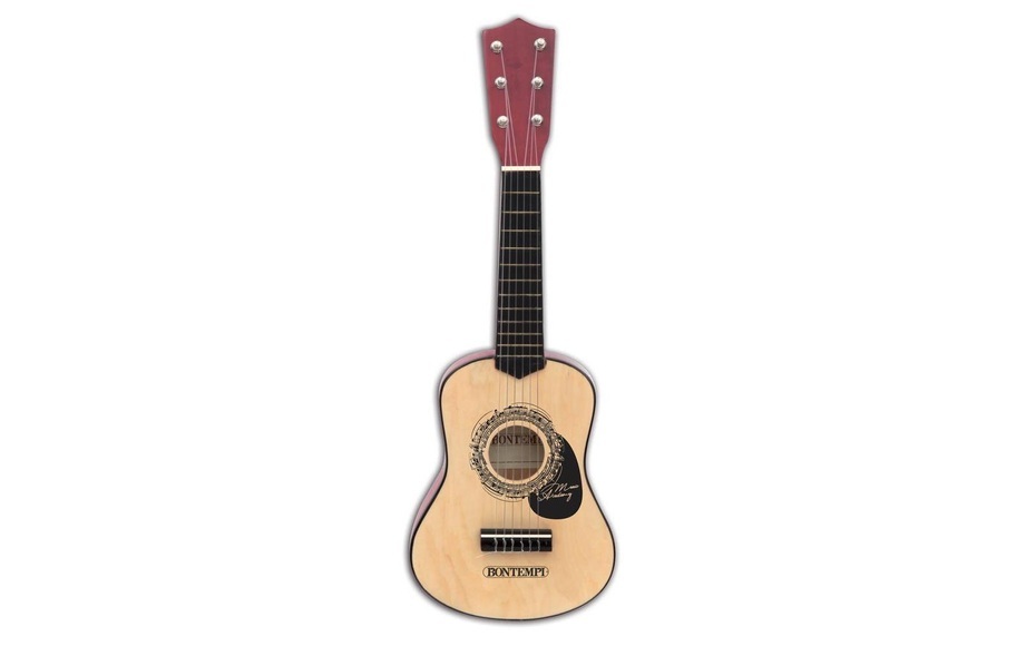 Bontempi Musikspielzeug Holzgitarre 6