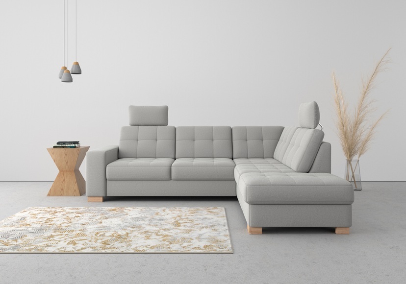 sit&more Ecksofa, wahlweise mit Bettfunktion und Bettkasten