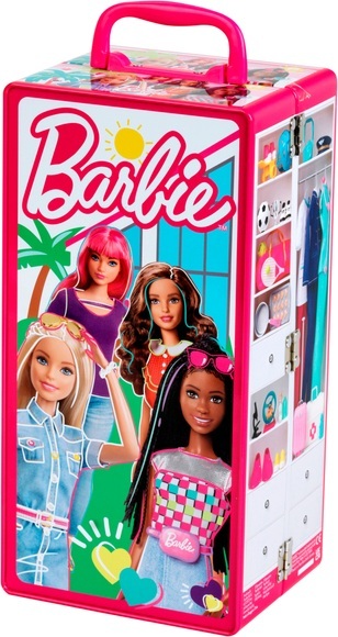 Theo Klein Barbie SCHRANKKOFFER in bunt