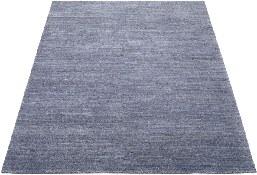 OCI DIE TEPPICHMARKE Teppich »HIMALI UNI«, rechteckig, 5 mm Höhe, handgeknüpft, hochwertige Wolle, fusswarm, Wohnzimmer