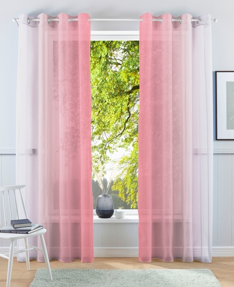 my home Gardine »Valverde«, Vorhang, Fertiggardine, transparent