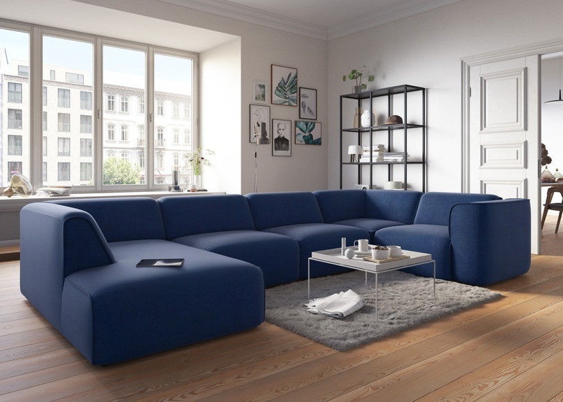 COUCH? Wohnlandschaft »Fettes Polster«, Modulsofa Set, Module einzeln für individuelle Zusammenstellung s. 