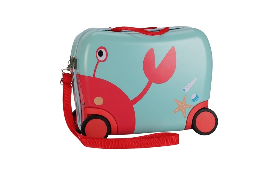 KOOR Kinderkoffer »Krebs«, 4 Rollen