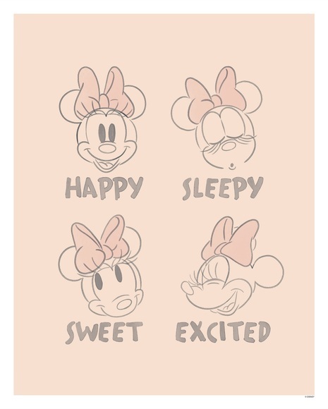 Komar Poster »Minnie Pink Emotions«, (1 St.)