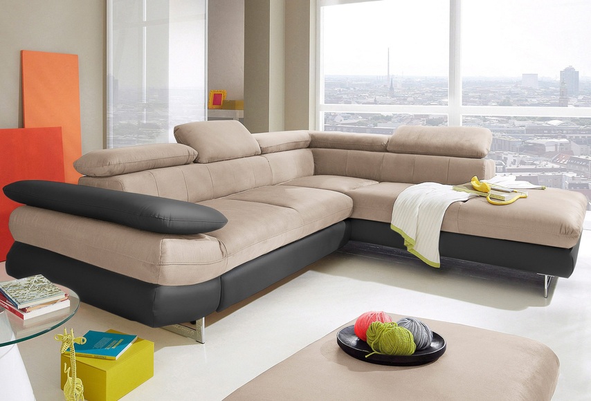 INOSIGN Ecksofa »Solution2«, wahlweise mit Bettfunktion