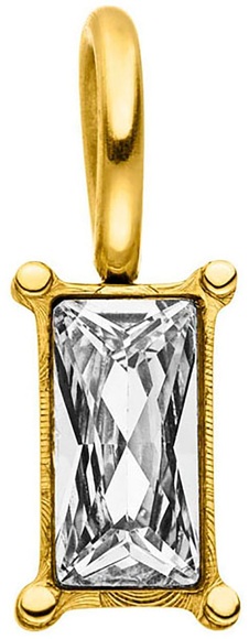 Purelei Kettenanhänger »Schmuck Geschenk Stone Halsschmuck Anhänger Halskette, 2116-Charm«, mit Zirkonia (synth.)