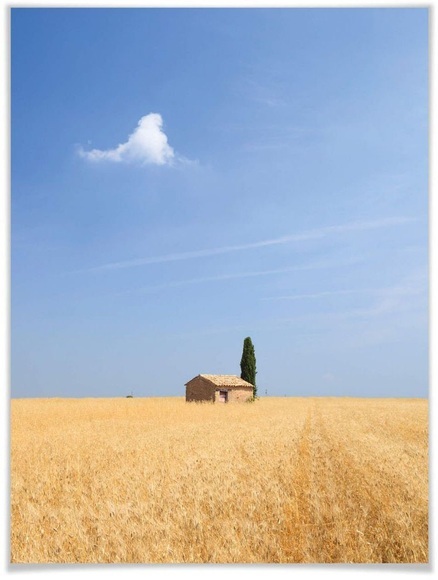 Wall-Art Poster »Toskana«, Landschaften, (1 St.), Poster, Wandbild, Bild, Wandposter