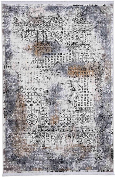 carpetfine Teppich »Vintage Liyath«, rechteckig, 8 mm Höhe, hoher Viskoseanteil, im Vintage Look, Wohnzimmer
