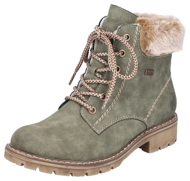 Rieker Winterstiefelette, mit Fellimitat als Schaftabschluss