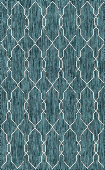 Myflair Möbel & Accessoires Teppich »Outdoor Crosses«, rechteckig, 4 mm Höhe, In- und Outdoor geeignet, ideal im Wohnzimmer & Schlafzimmer
