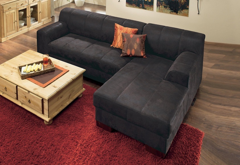Home affaire Ecksofa »Falk«, mit Federkern und wahlweise mit Bettfunktion
