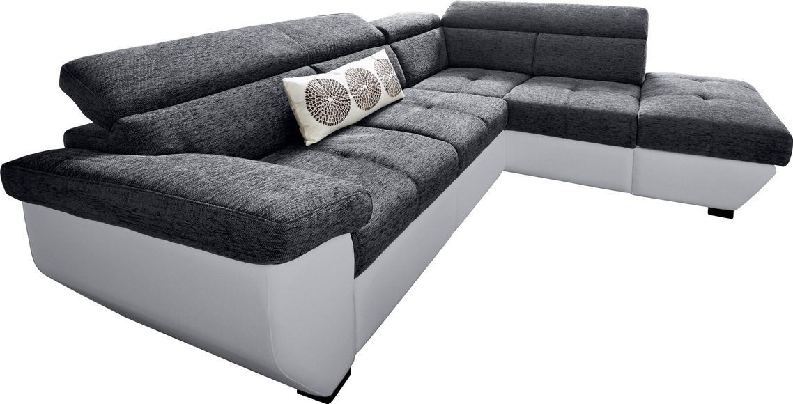 COTTA Ecksofa, inklusive Kopfteilverstellung, wahlweise mit Bettfunktion + Bettkasten
