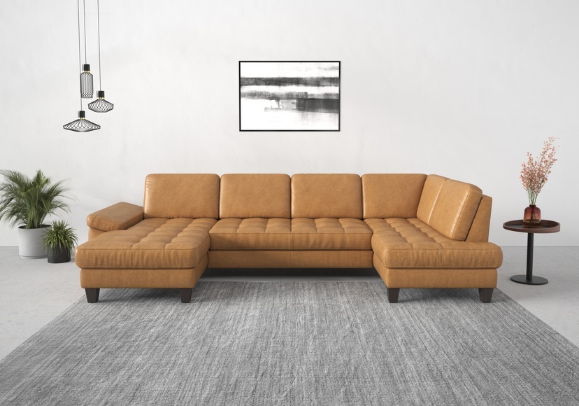 sit&more Wohnlandschaft, wahlweise mit Bettfunktion, Bettkasten, Sitztiefenverstellung