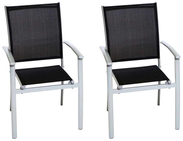 MERXX Gartensessel »Milano«, (Set, 2 St.), B/T/H: 57x56x90 cm