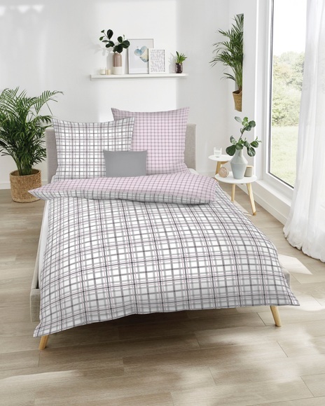 Kaeppel Wendebettwäsche »Plaid«, (2 tlg.), Mit Karomuster