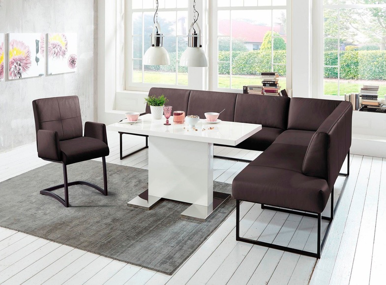 exxpo - sofa fashion Eckbank »Affogato«, Frei im Raum stellbar
