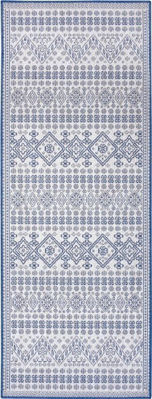 NORTHRUGS Läufer »Doha«, rechteckig, 5 mm Höhe, In- und Outdoor Teppich, Wendbar, gekettelt, strapazierfähig, pflegeleicht, Wohnzimmer, Balkon, Garten, in der EU Hergestellt