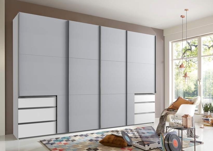 Fresh To Go Schwebetürenschrank »Level«, mit Synchronöffnung