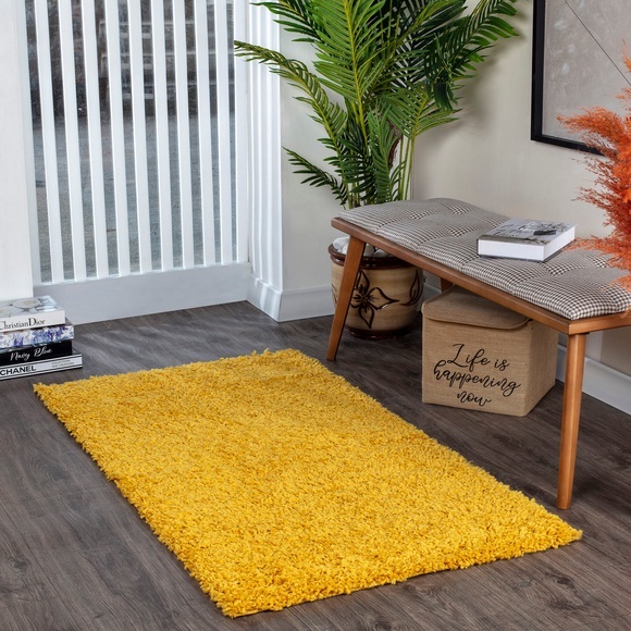 Surya Hochflor-Teppich »UNI CHIC 2310«, rechteckig