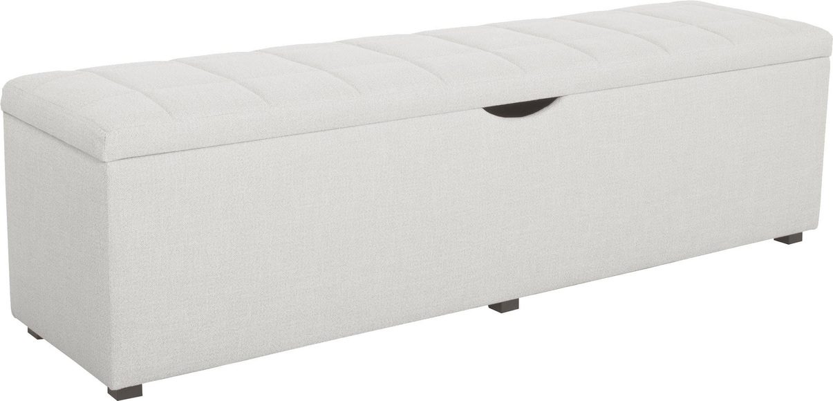 Places of Style Hockerbank »Checked«, mit Stauraum, Breite 120 cm und 160 cm, auch als Garderobenbank oder Bettbank geeignet