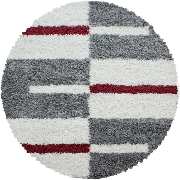 Ayyildiz Teppiche Hochflor-Teppich »Gala Shaggy 2505«, rund, Wohnzimmer