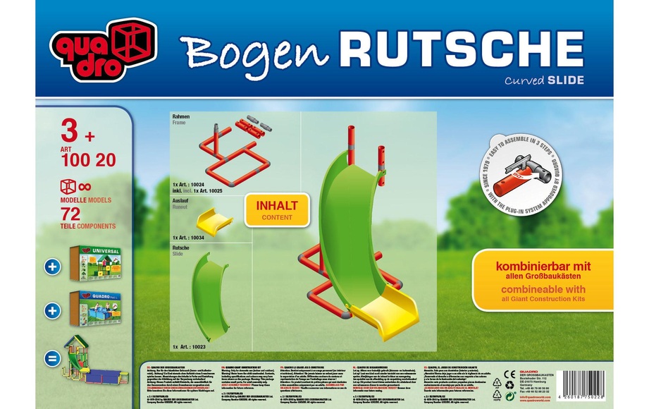 Quadro Grossbaukasten Bogenrutsche