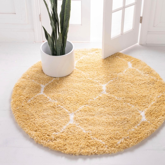 Myflair Möbel & Accessoires Teppich »Temara Shag«, rund, 51 mm Höhe