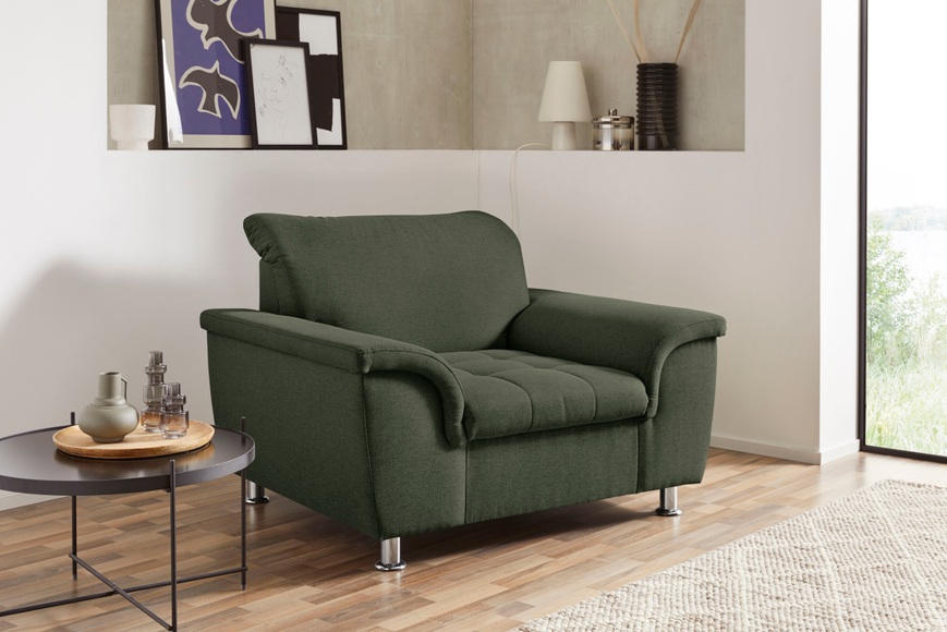 DOMO collection Sessel »Franzi«, wahlweise mit Kopfteilverstellung