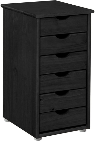 my home Kommode »Gava«, aus massivem schönem Kiefernholz, mit vielen Stauraummöglichkeiten, Breite 39 cm