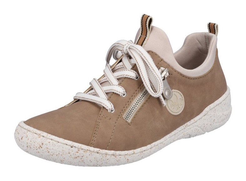 Rieker Slip-On Sneaker, mit gesprenkelter Laufsohle