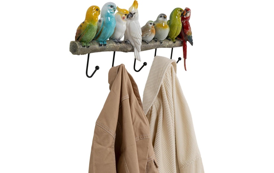 Wandgarderobe Exotic Birds