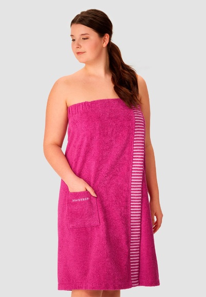Sauna-Handtuch Knöpfe fuchsia - SCHIESSER Home 85*160