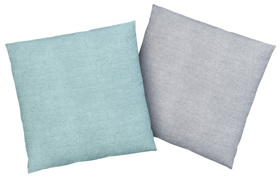 Bruno Banani Kissenbezüge »Merlin Wendeoptik, unifarben, 2 Stück, Melangeoptik, Material: 100% Baumwolle, Kissenhülle in Grösse 40x40 cm, auch als Kopfkissenbezug, mit Reissverschluss, natürliche Optik, Kopfkissenbezug, Kissenhülle«, (2 St.)