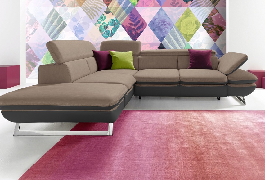 INOSIGN Ecksofa, wahlweise mit Bettfunktion
