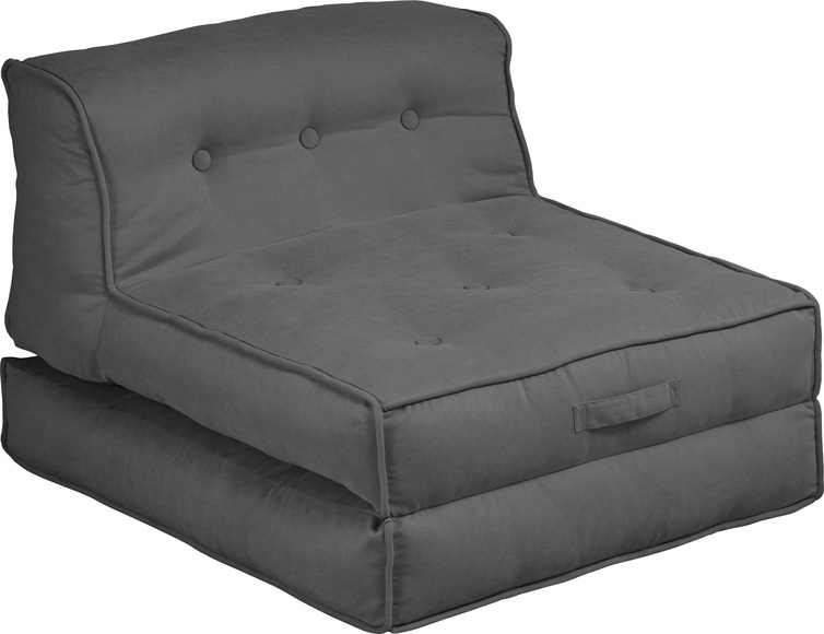 my home Sessel »Caspar«, Loungesessel in 2 Grössen, mit Schlaffunktion und Pouf-Funktion.