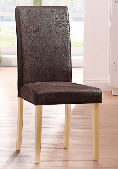 Home affaire 4-Fussstuhl »Roko«, (Set), 4 St., Microfaser, im 2er, 4er oder 6er-Set