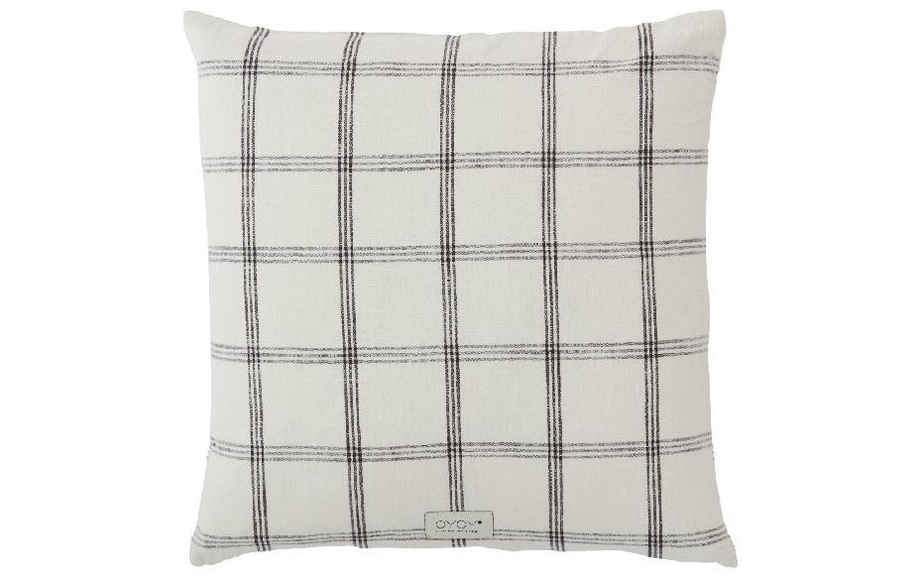 Oyoy Living Design - OYOY - Kissen Kyoto Square Offwhite 50 x 50 cm