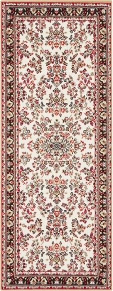 DELAVITA Läufer »Halton«, rechteckig, 8 mm Höhe, Kurzflor Läufer, Vintage Design, Orient Optik, Wohnzimmer, Schlafzimmer, Arbeitszimmer, Robust, Pflegeleicht, Gekettelt