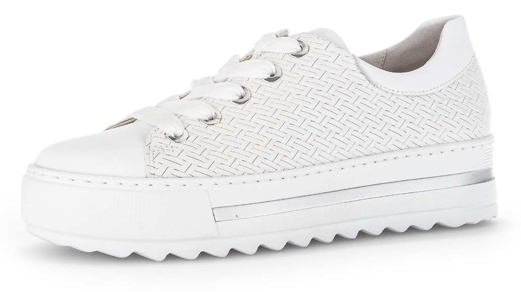 Gabor Plateausneaker, mit modischer Prägung, in Weite G