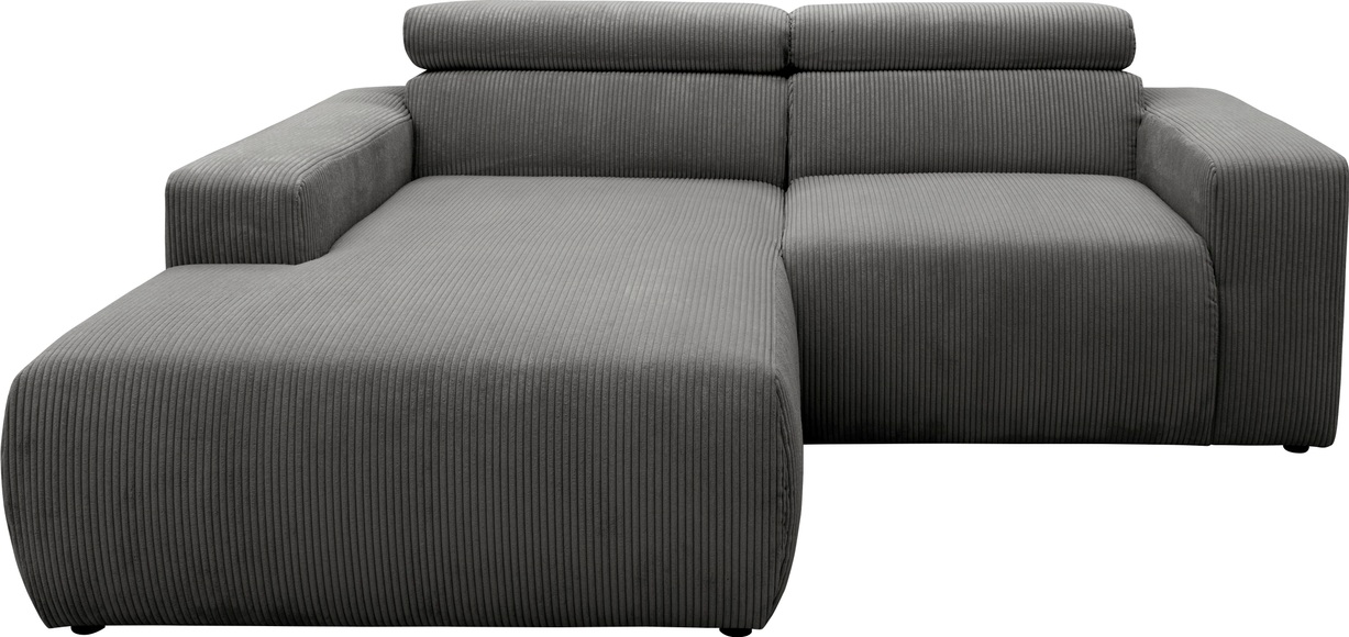 DOMO collection Ecksofa »Brandon kleine Ausführung B/T/H: 214/100/80 cm«, Mit Kopfteilverstellung, auch in Leder und Cord