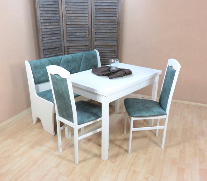 Home affaire Essgruppe »Halle«, (Set, 4 tlg.), mit Truhenbank