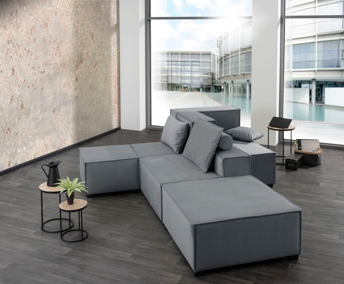 Max Winzer® Wohnlandschaft »MOVE«, (Set), Sofa-Set 03 aus 8 Sitz-Elementen, inklusive 3 Zierkissen, individuell kombinierbar